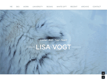 Tablet Screenshot of lisavogt.com